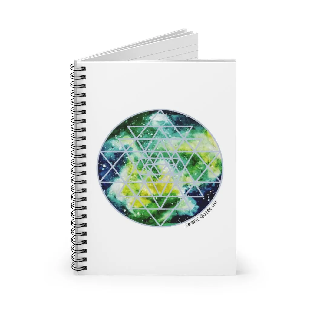 Element Sri Yantra Spiral Notebook - Ruled Line