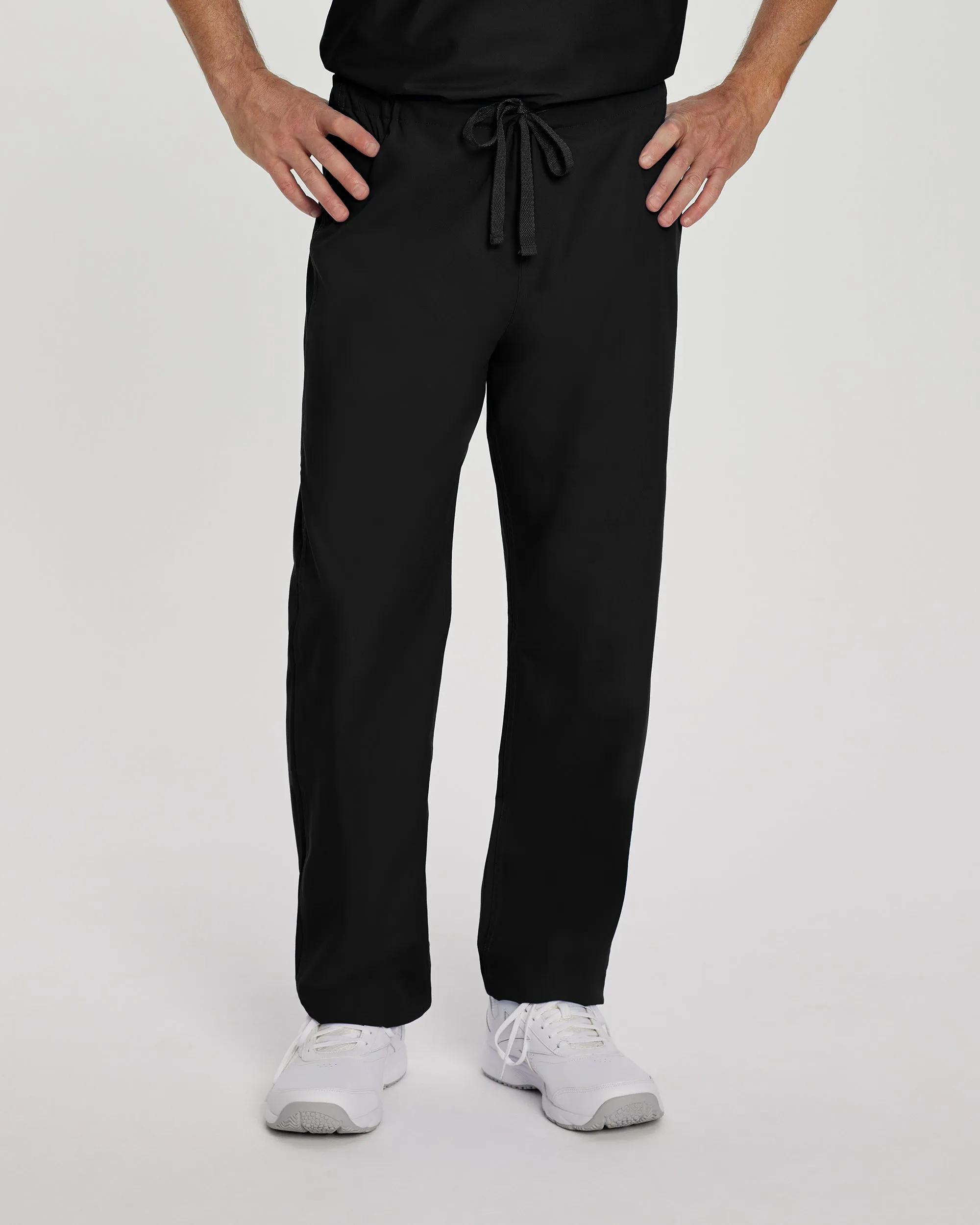 Essentials 7602 Unisex Reversible Scrub Pants Black