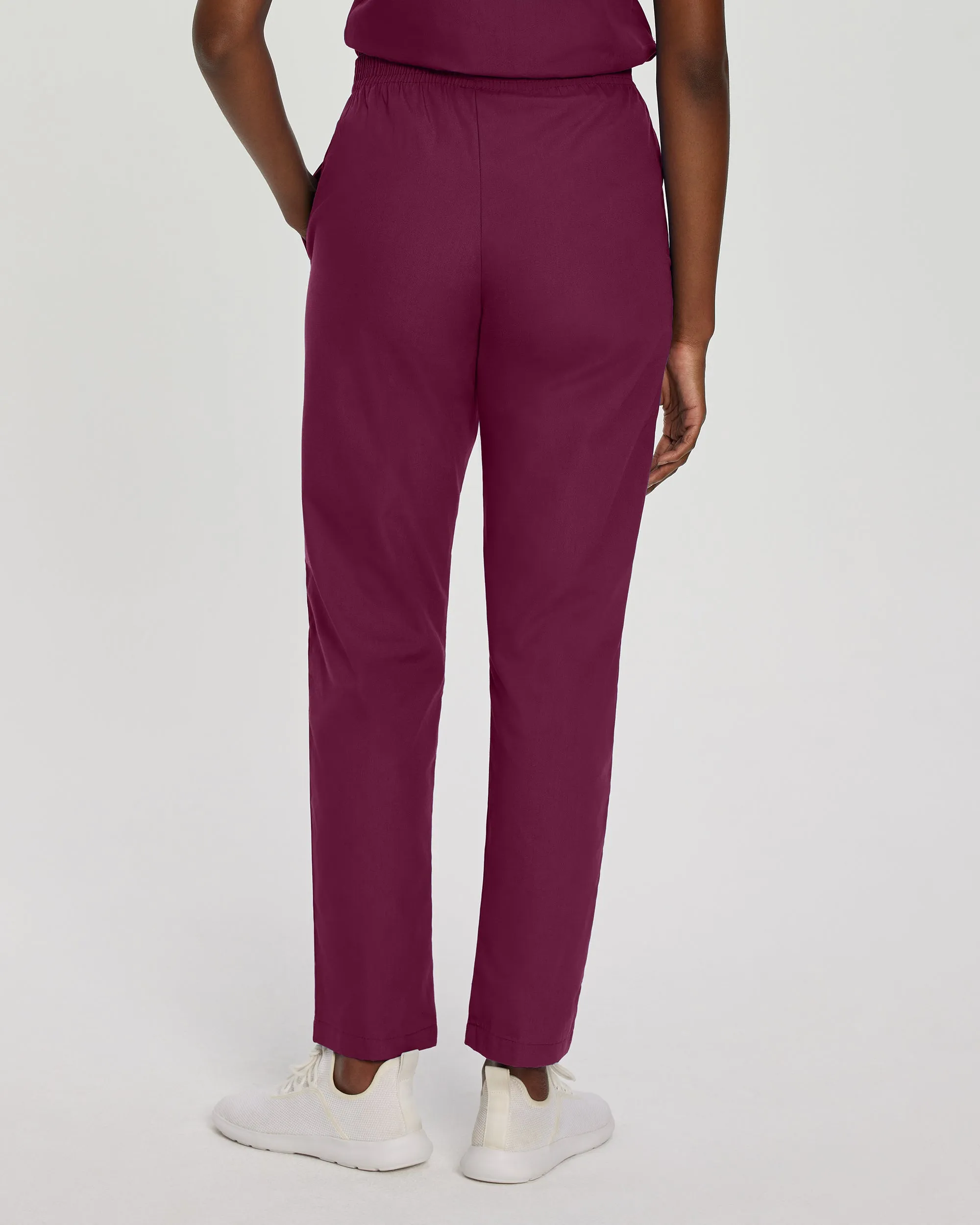 Essentials 8320 Women's Scrub Pants Wine