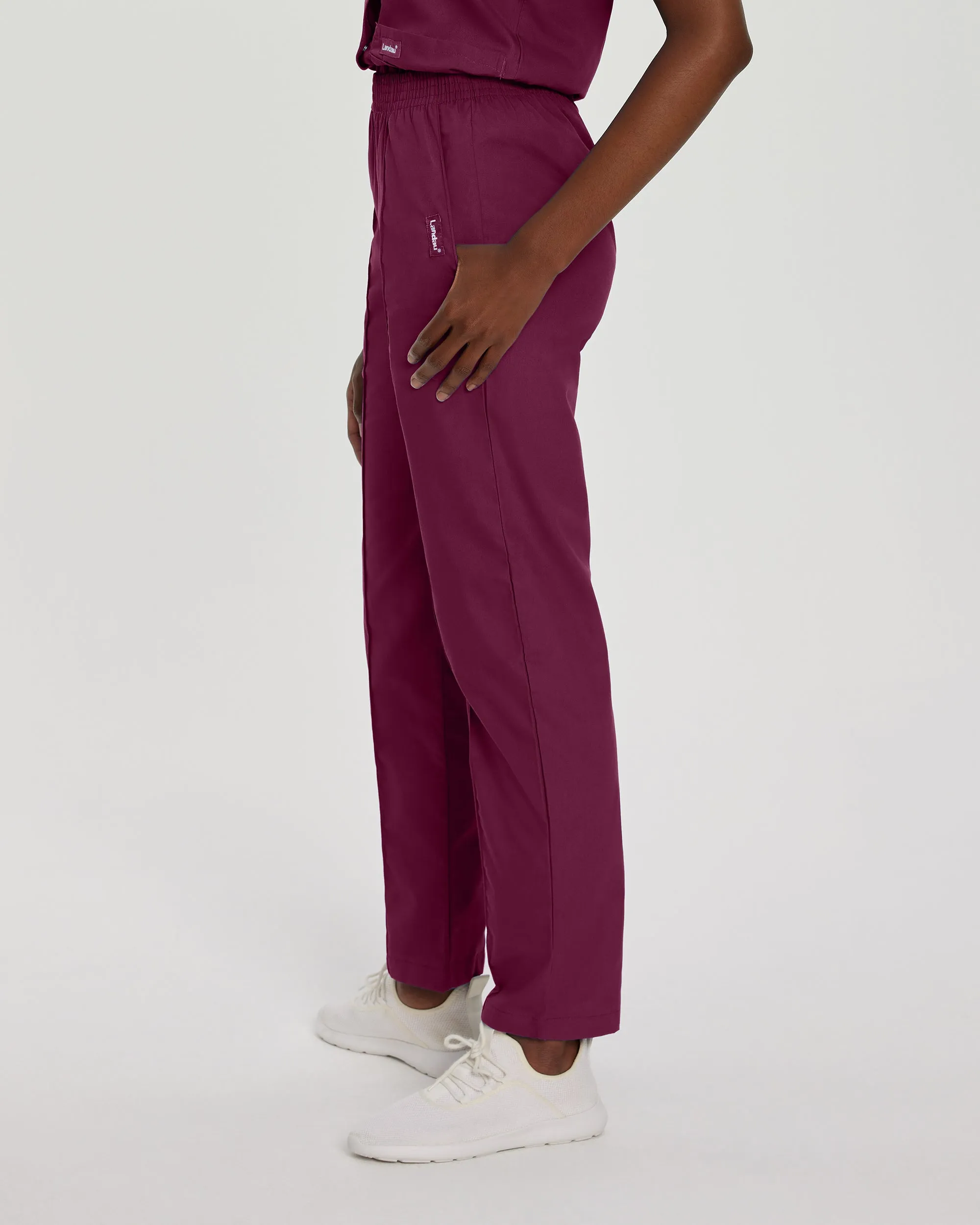 Essentials 8320 Women's Scrub Pants Wine