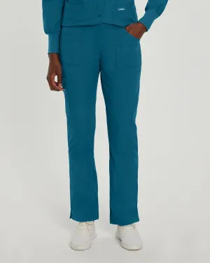 Essentials 8380 Women's Cargo Scrub Pants Caribbean