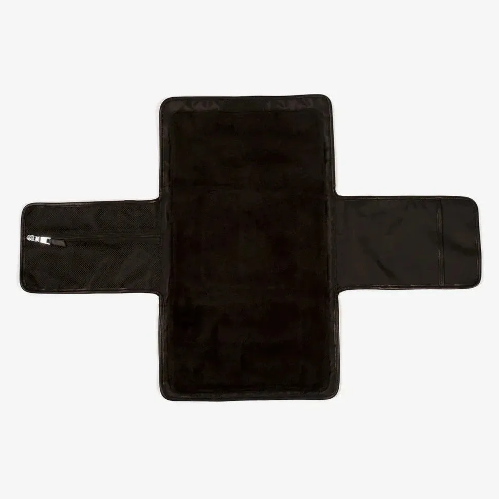 Etta Fold-Away Changing Mat Clutch (Black)
