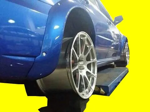F&R Fiber Glass 1-1/4" Arch Wide Body Fender Flares Fits 2006 Subaru Impreza Wrx