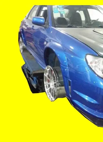F&R Fiber Glass 1-1/4" Arch Wide Body Fender Flares Fits 2006 Subaru Impreza Wrx