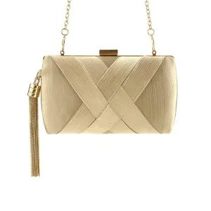 Fashion Women Evening Tassel Clutch Purse