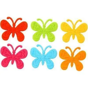 Felt Butterfly Butterflies Decoration Craft Card Making Embellishment 6 Colours