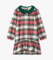 Festive Plaid Holiday Dress