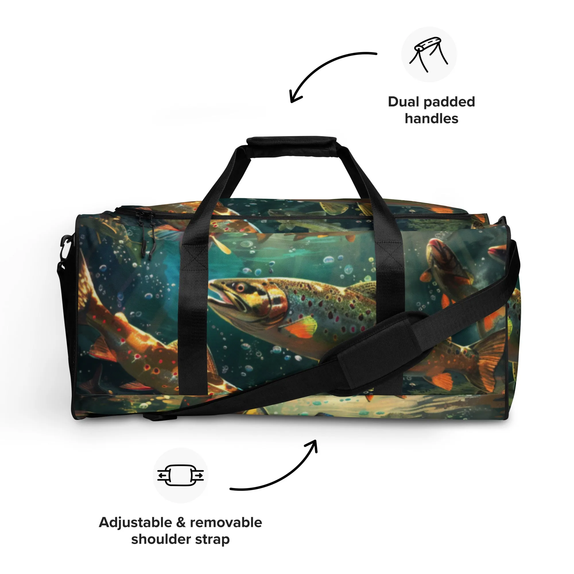 Fish Duffle bag