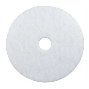 Floor Pads - 20" - White Polishing Pads - 5 / Case