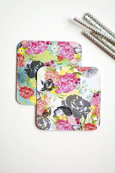 Flower Party Coasters