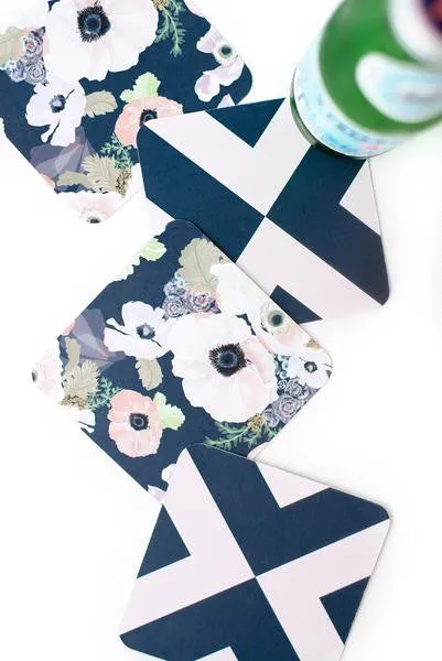 Flower Party Coasters