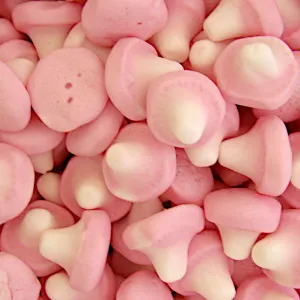 Foam Mushrooms - 250g Bag