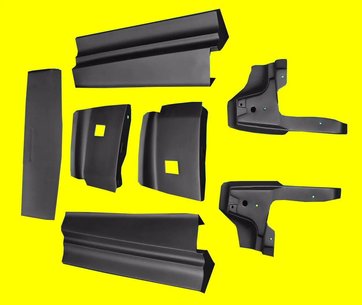FOR CADILLAC ELDORADO 1979-85 REAR FIBERGLASS BUMPER FILLERS (SET OF 7 PCS)r