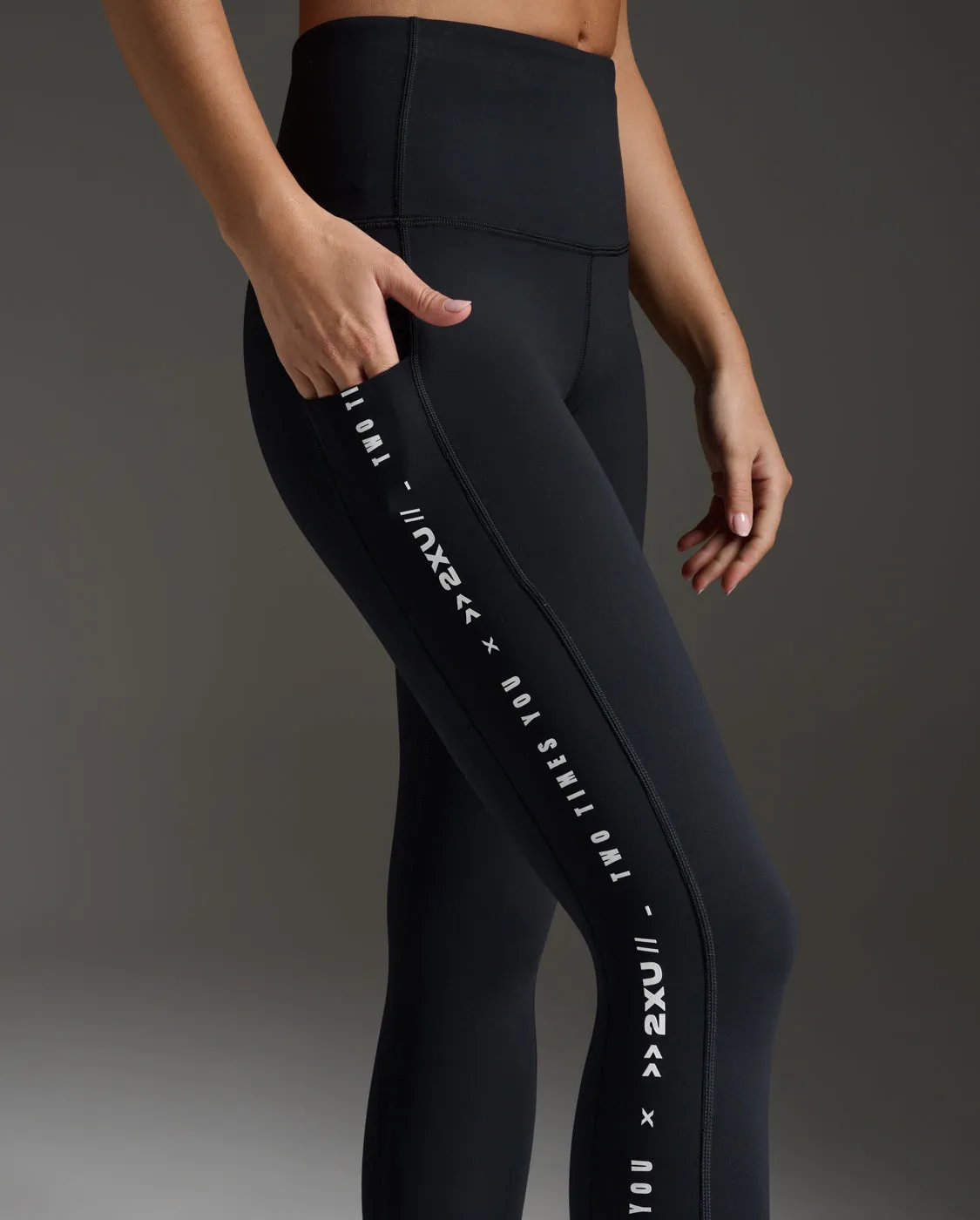 Form Soft Touch Lineup Hi-Rise Compression Tights with Pockets