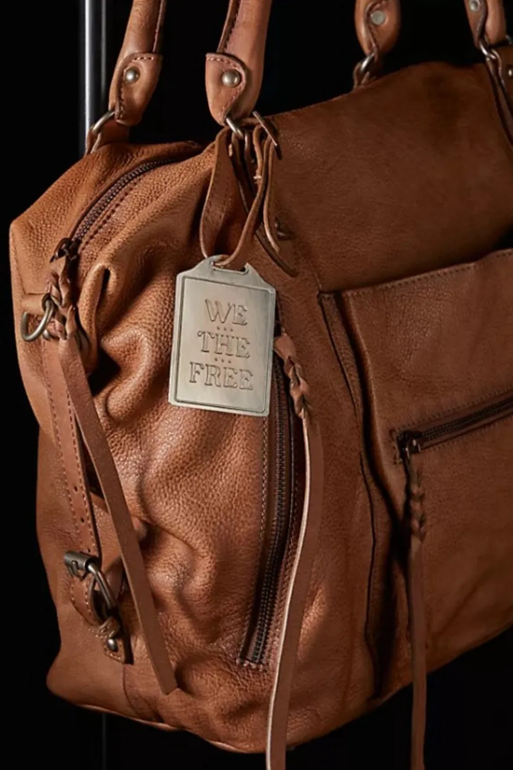 FREE PEOPLE EMERSON TOTE SADDLE