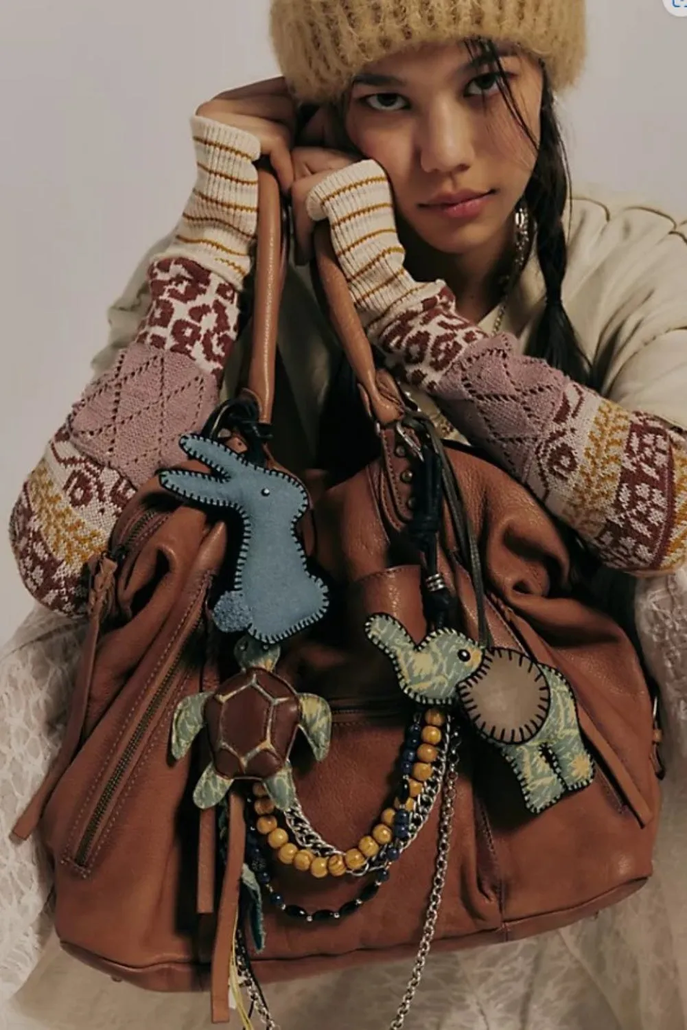 FREE PEOPLE EMERSON TOTE SADDLE