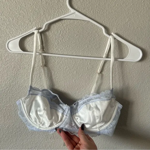 Free People Spring Fling Floral and Jacquard Balconette Bra
