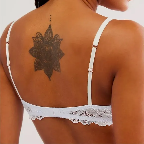 Free People Spring Fling Floral and Jacquard Balconette Bra