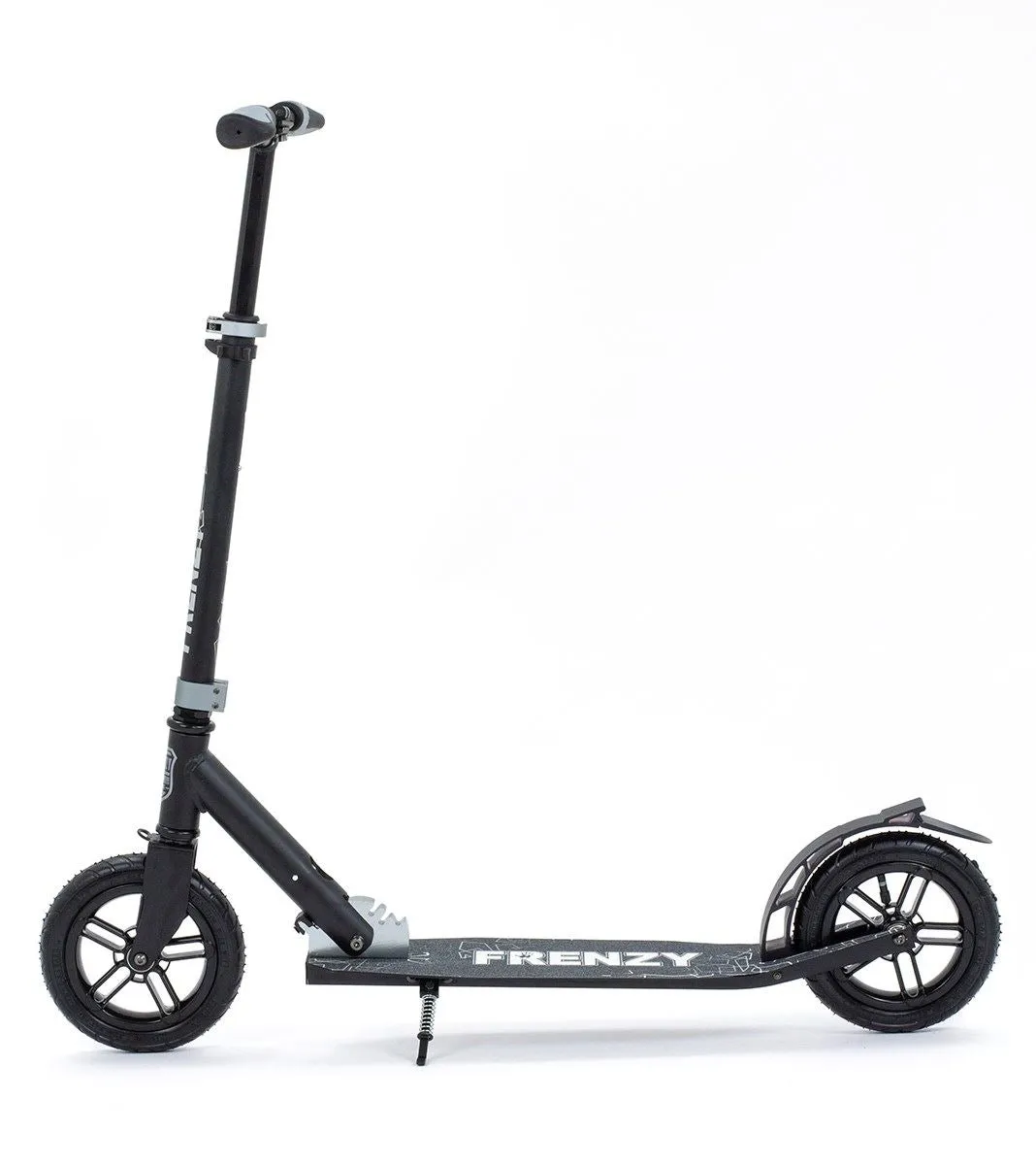 Frenzy 205mm Pneumatic Plus Recreational Scooter - Black
