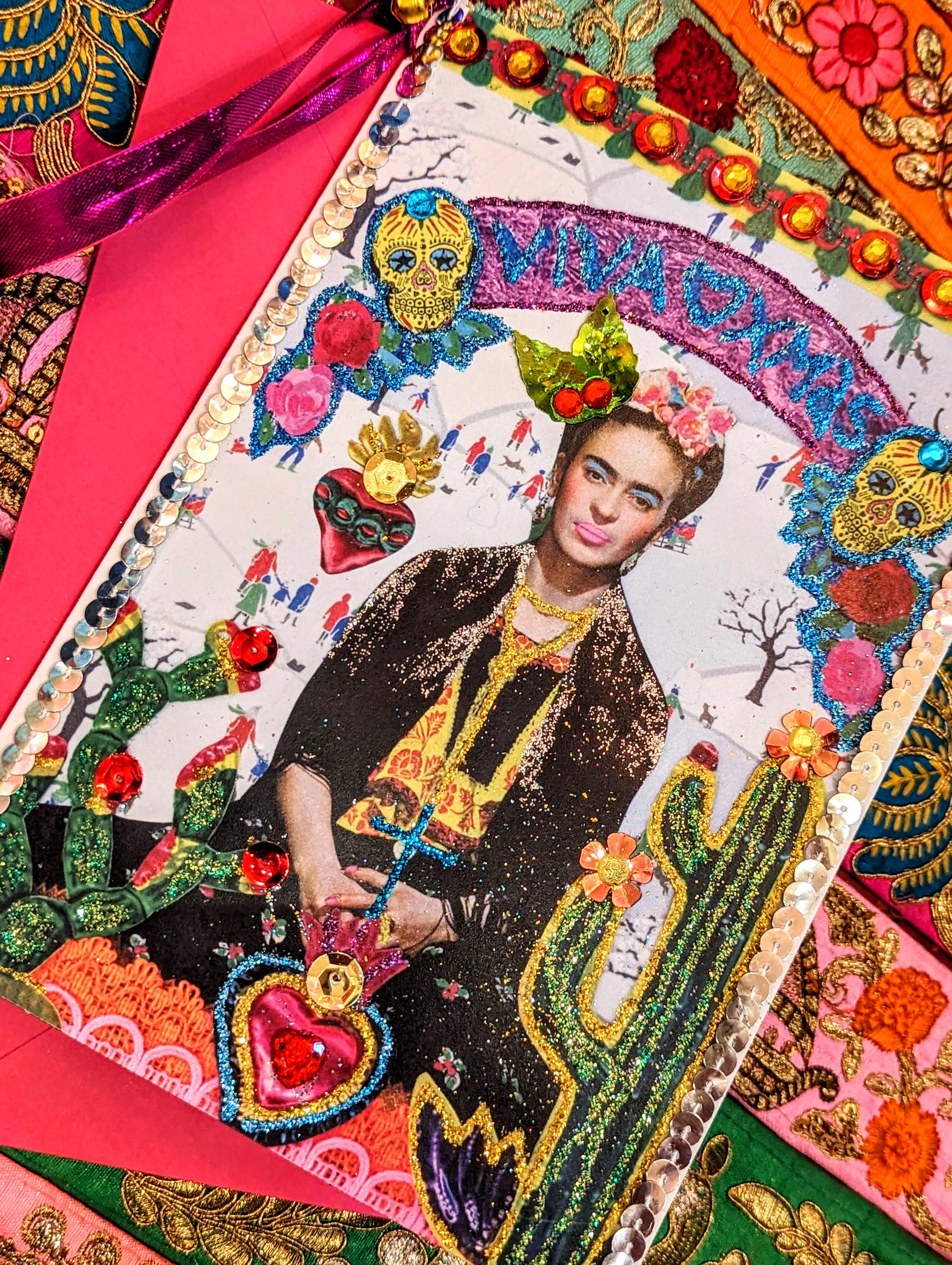Frida Kahlo super fancy Xmas cards
