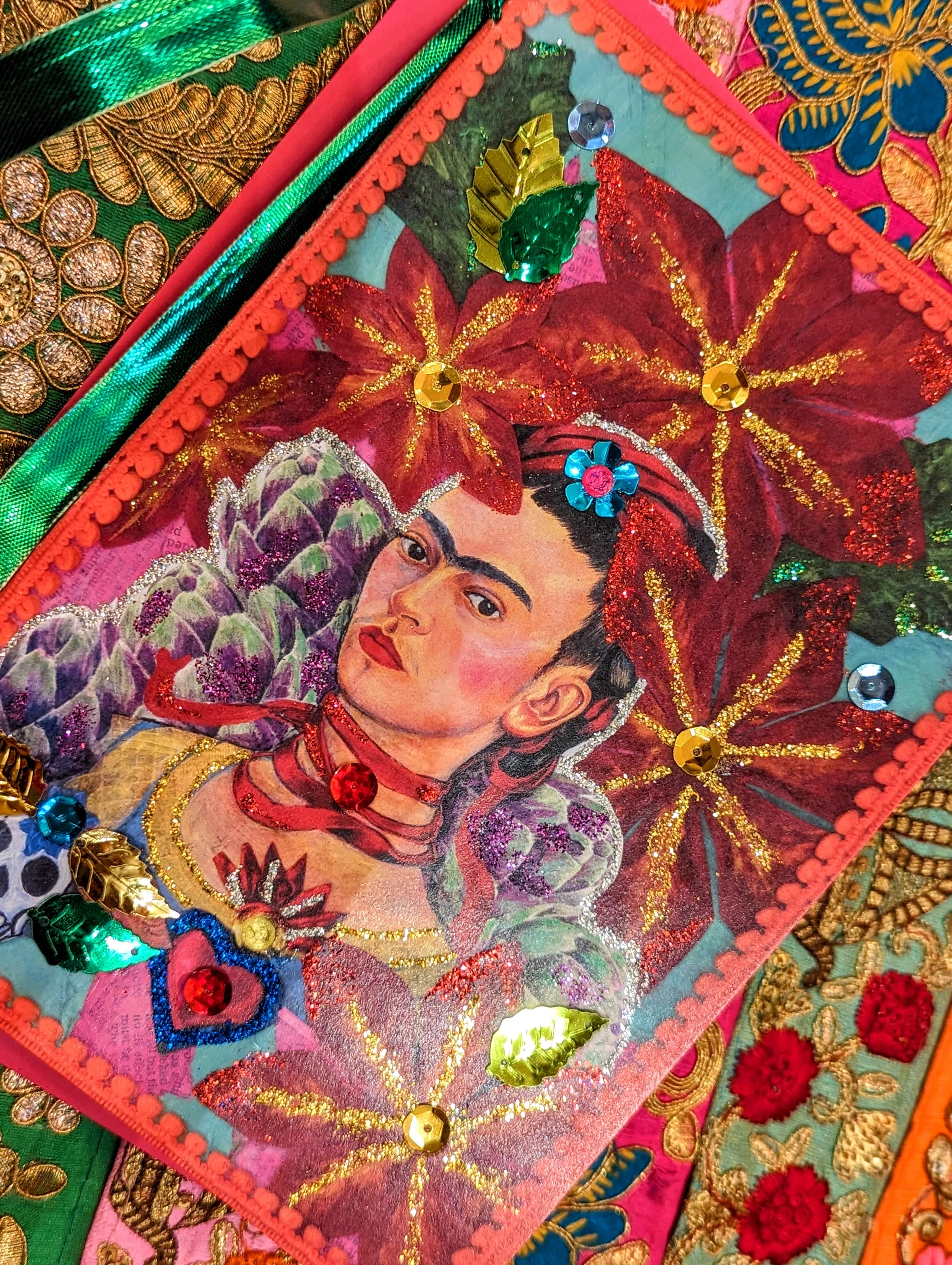 Frida Kahlo super fancy Xmas cards