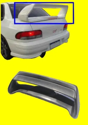 Frp Wing For 93-00 Fits Subaru Impreza Wrx 6Th Gc8 Sti Style Rear Spoiler W/ Brake