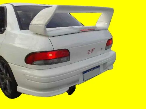 Frp Wing For 93-00 Fits Subaru Impreza Wrx 6Th Gc8 Sti Style Rear Spoiler W/ Brake