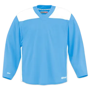 GameWear GW6500 ProLite Series Junior Hockey Practice Jersey - Sky Blue / White
