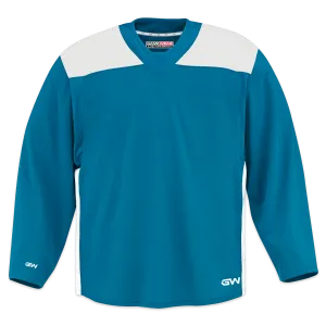 GameWear GW6500 ProLite Series Junior Hockey Practice Jersey - Turquoise / White