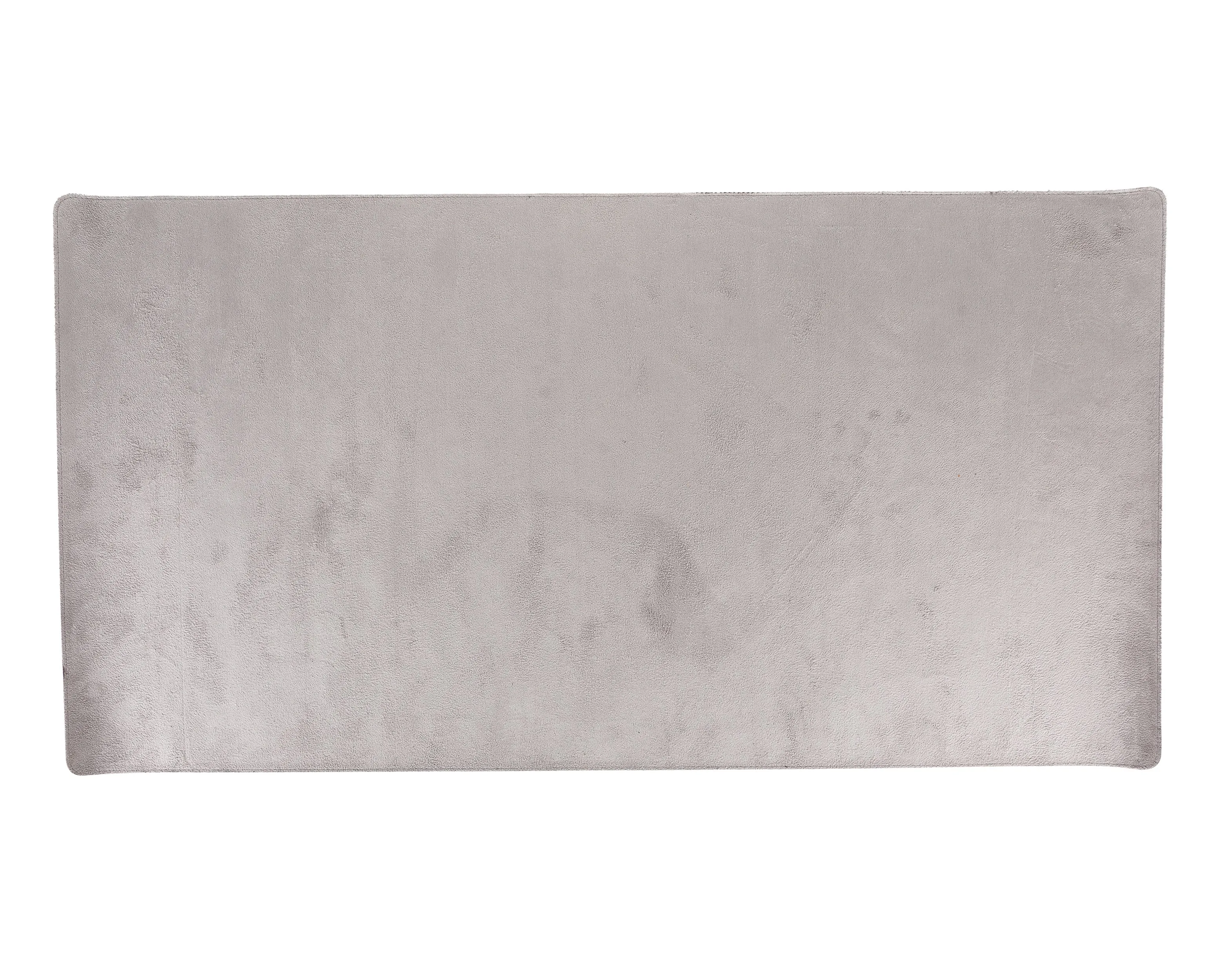 Genuine Grey Leather Deskmat, Computer Pad, Office Desk Pad
