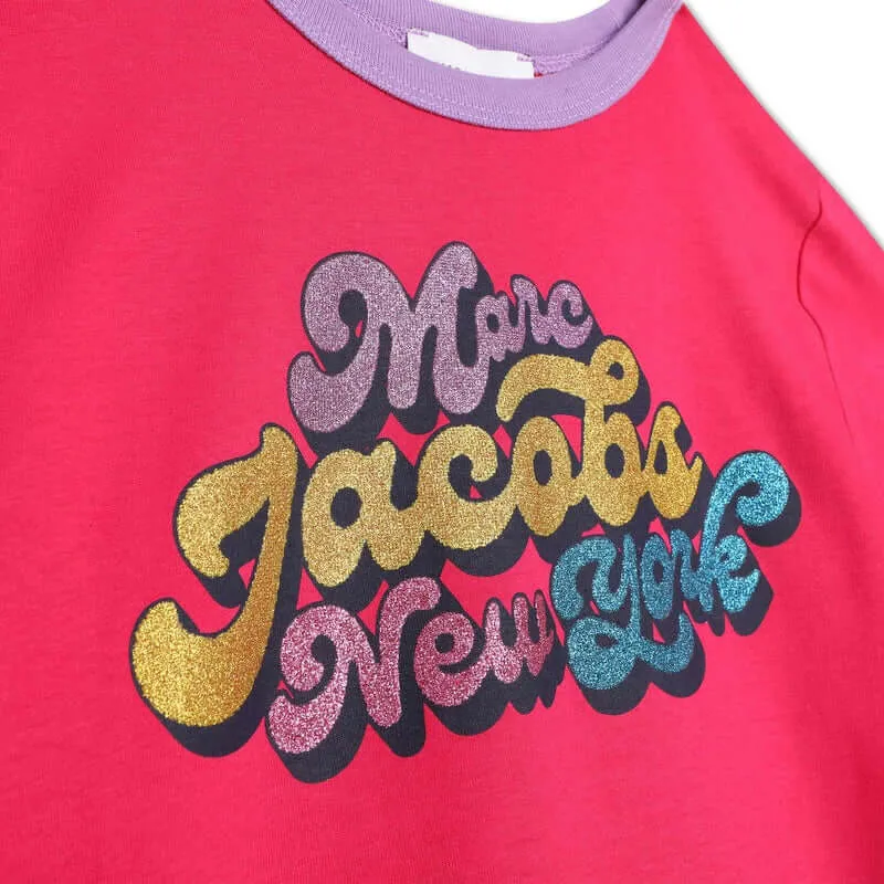 Girls Pink Organic Cotton T-Shirt
