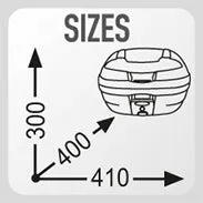 Givi E300NT Monolock Top Box (30 litre)