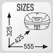 Givi E470 Monolock Top Box (47 litre)