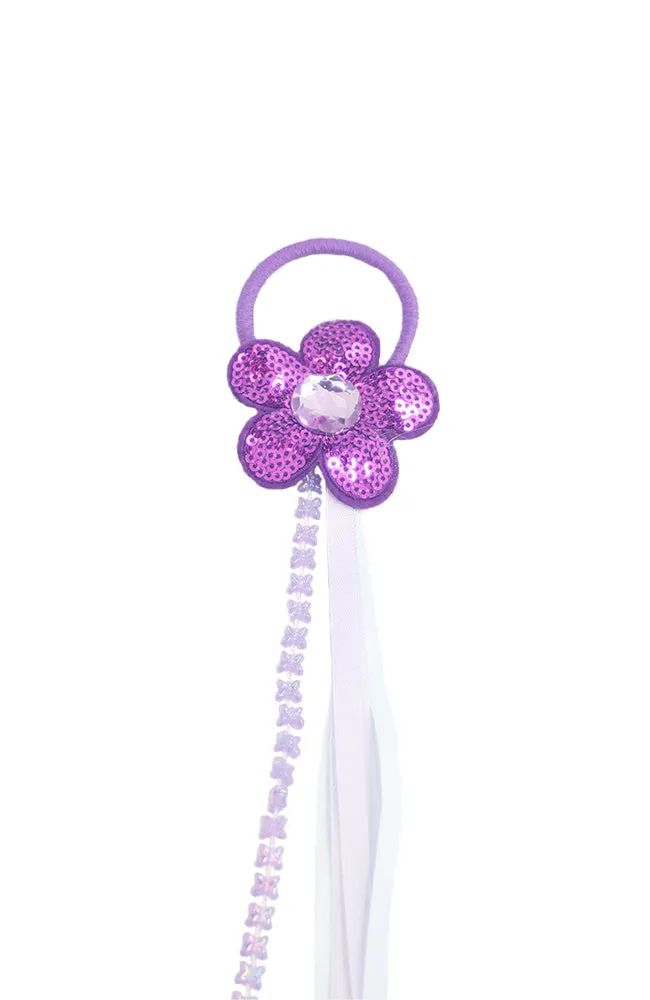 Glitter Pie Sequin Flower Pony