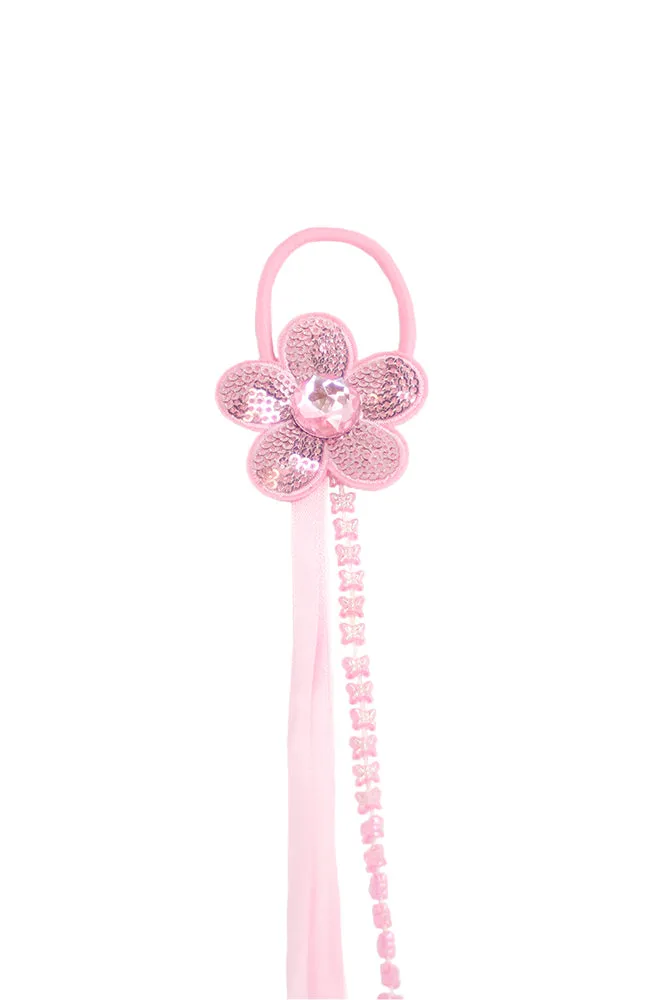 Glitter Pie Sequin Flower Pony