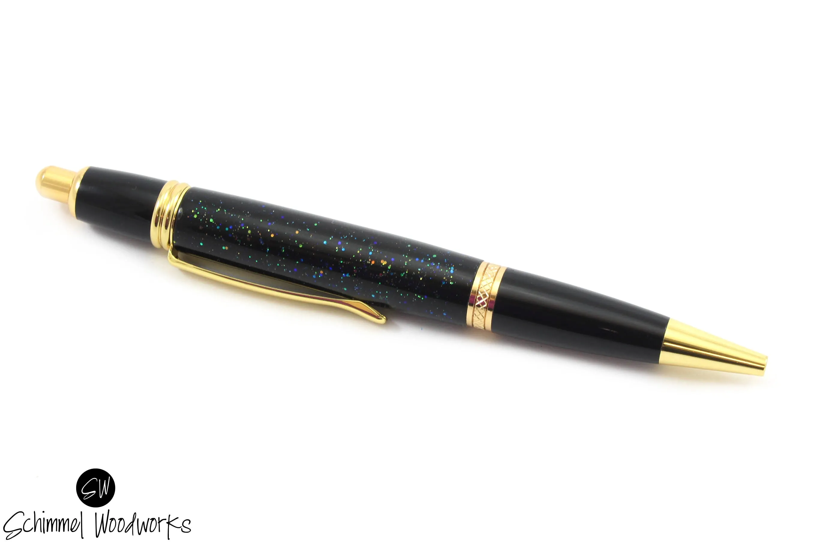 Glittery Click Pen