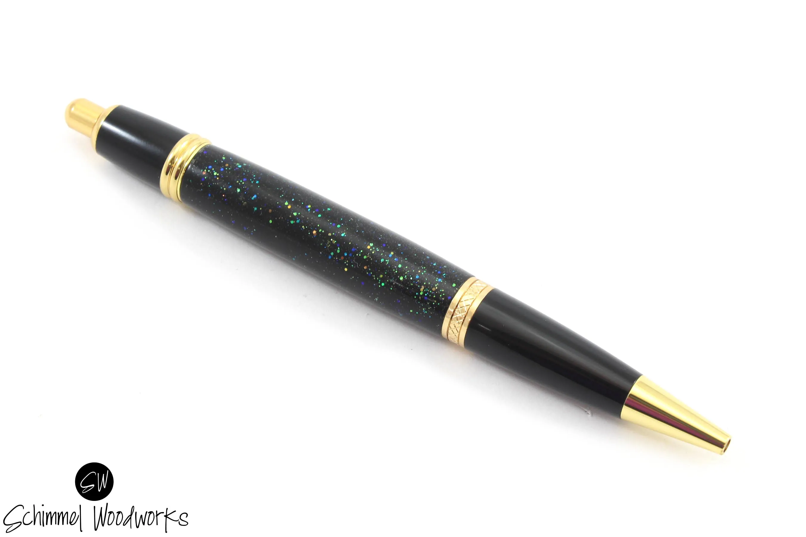 Glittery Click Pen
