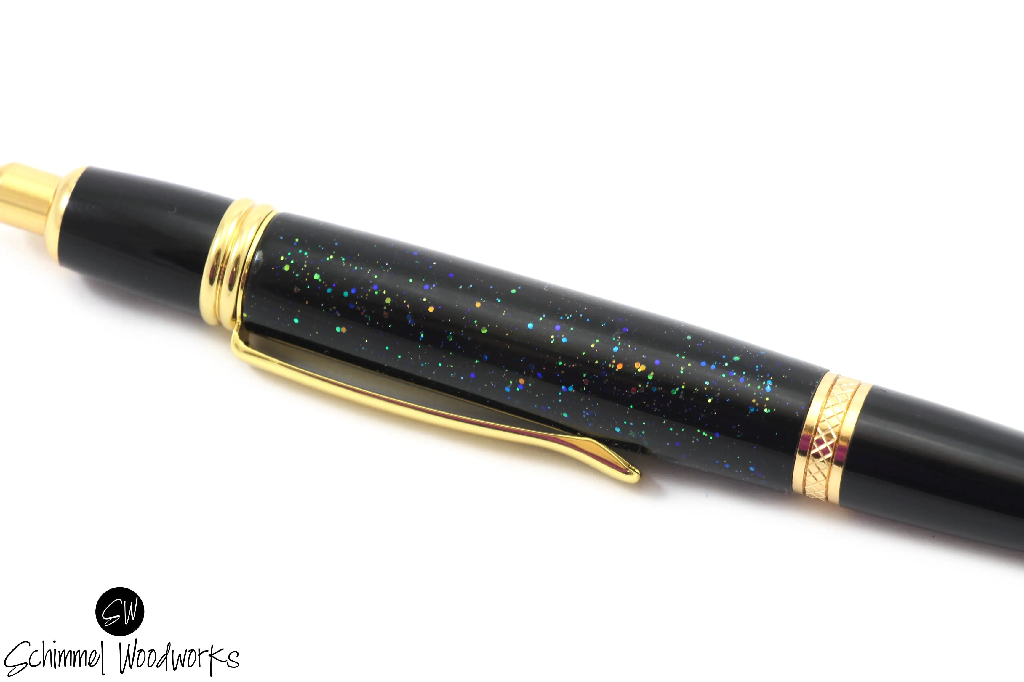 Glittery Click Pen