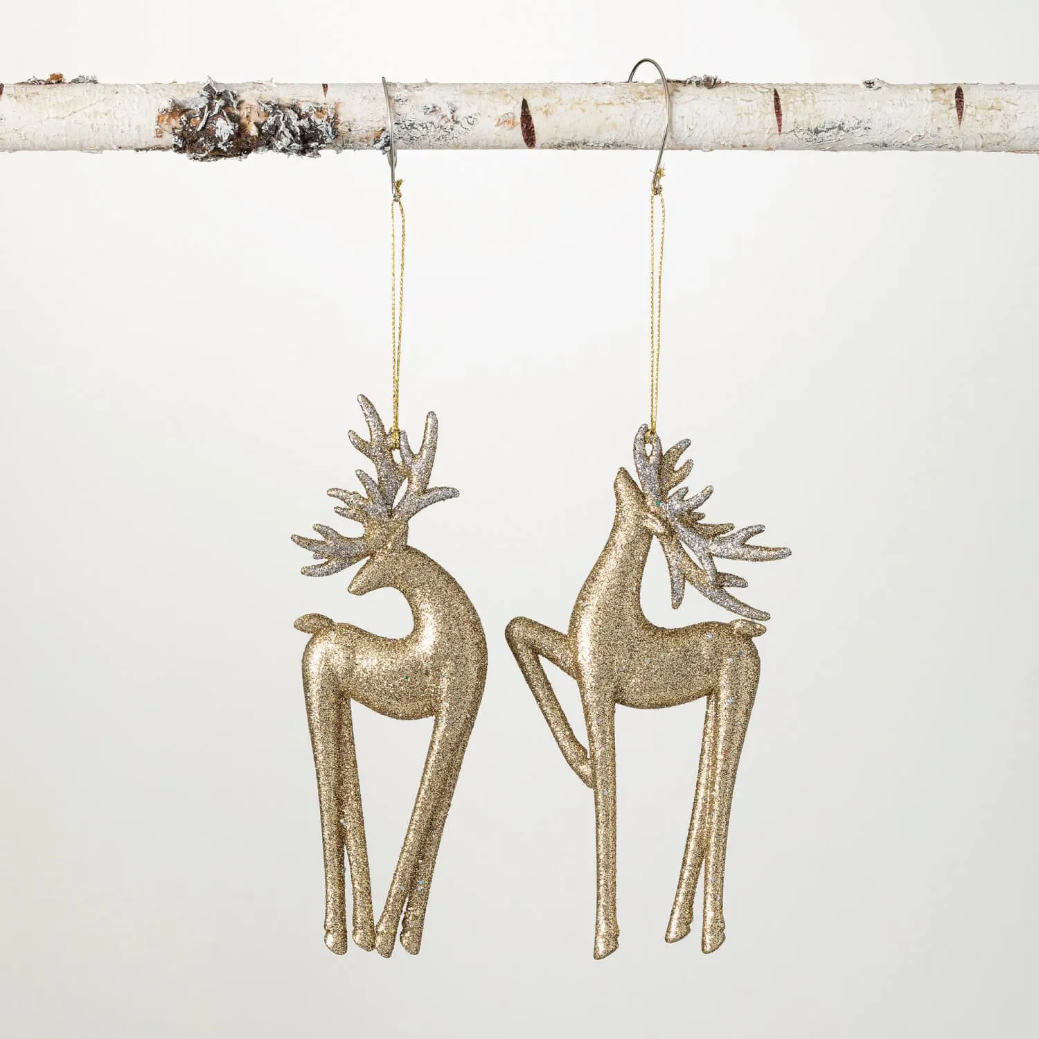 Glittery Deer Ornament