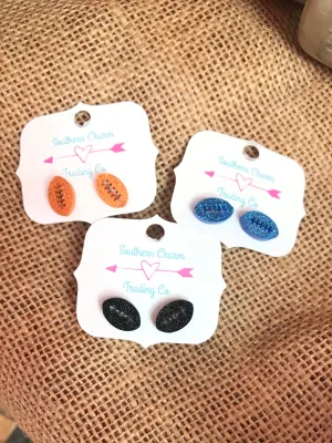 Glittery Football Studs