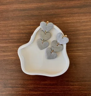 Glittery hearts