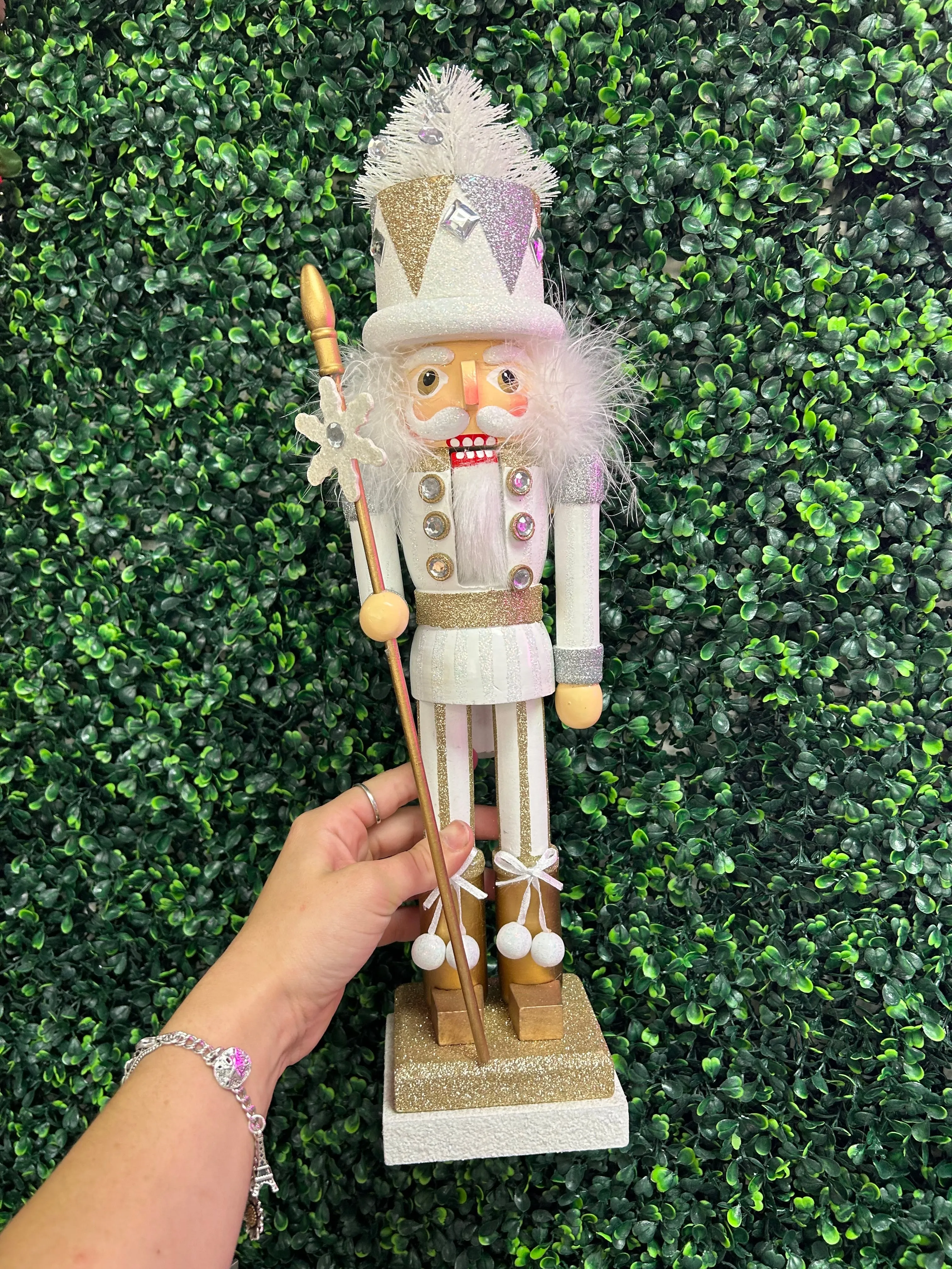 Glittery Jumbo Nutcracker
