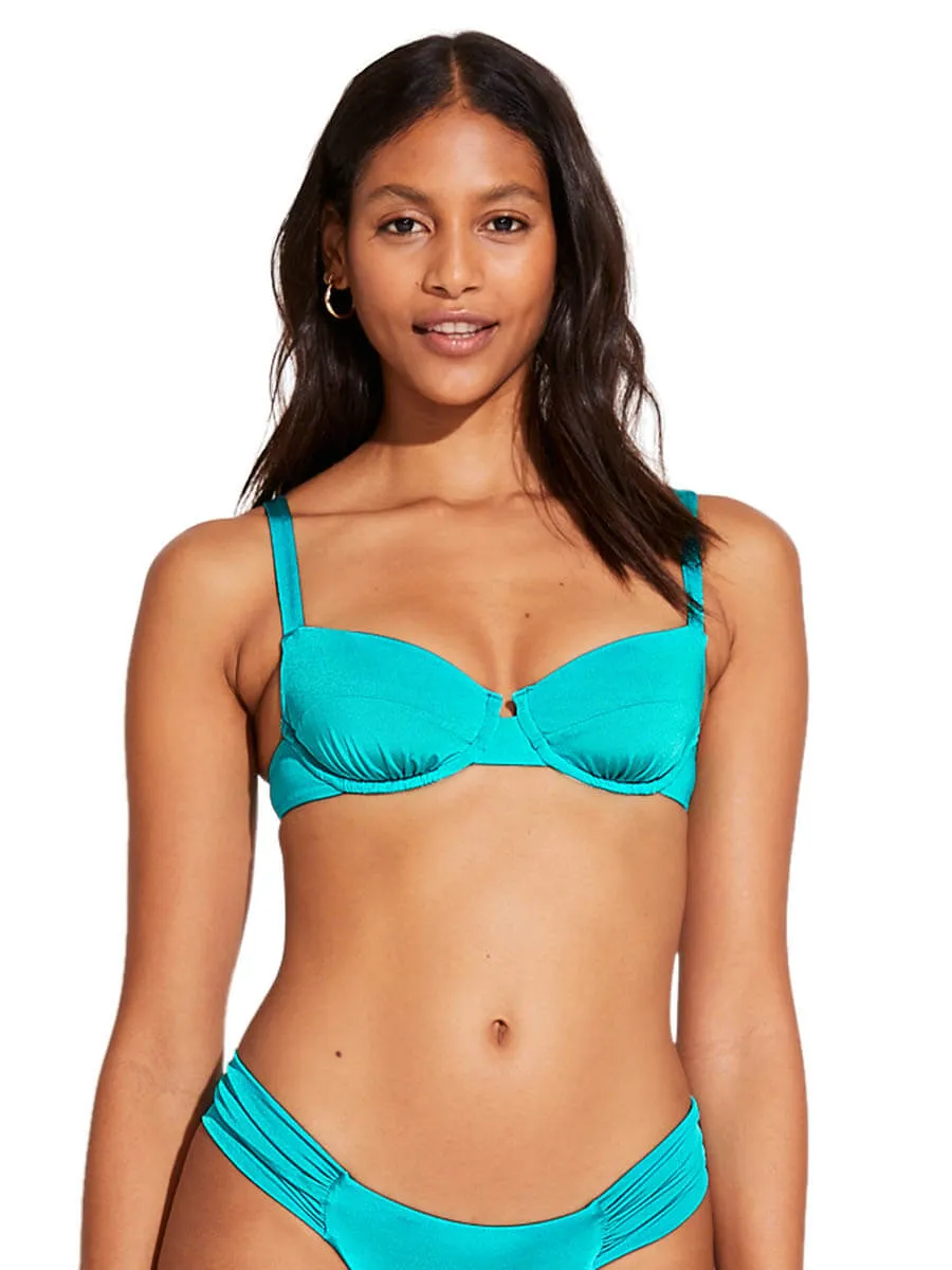 Goldie Underwire Top in Oceana Shimmer Ecolux