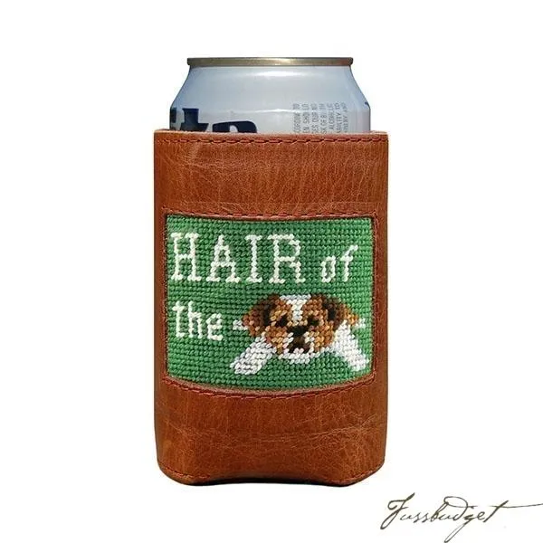 Hair of the Dog Needlepoint Can Cooler