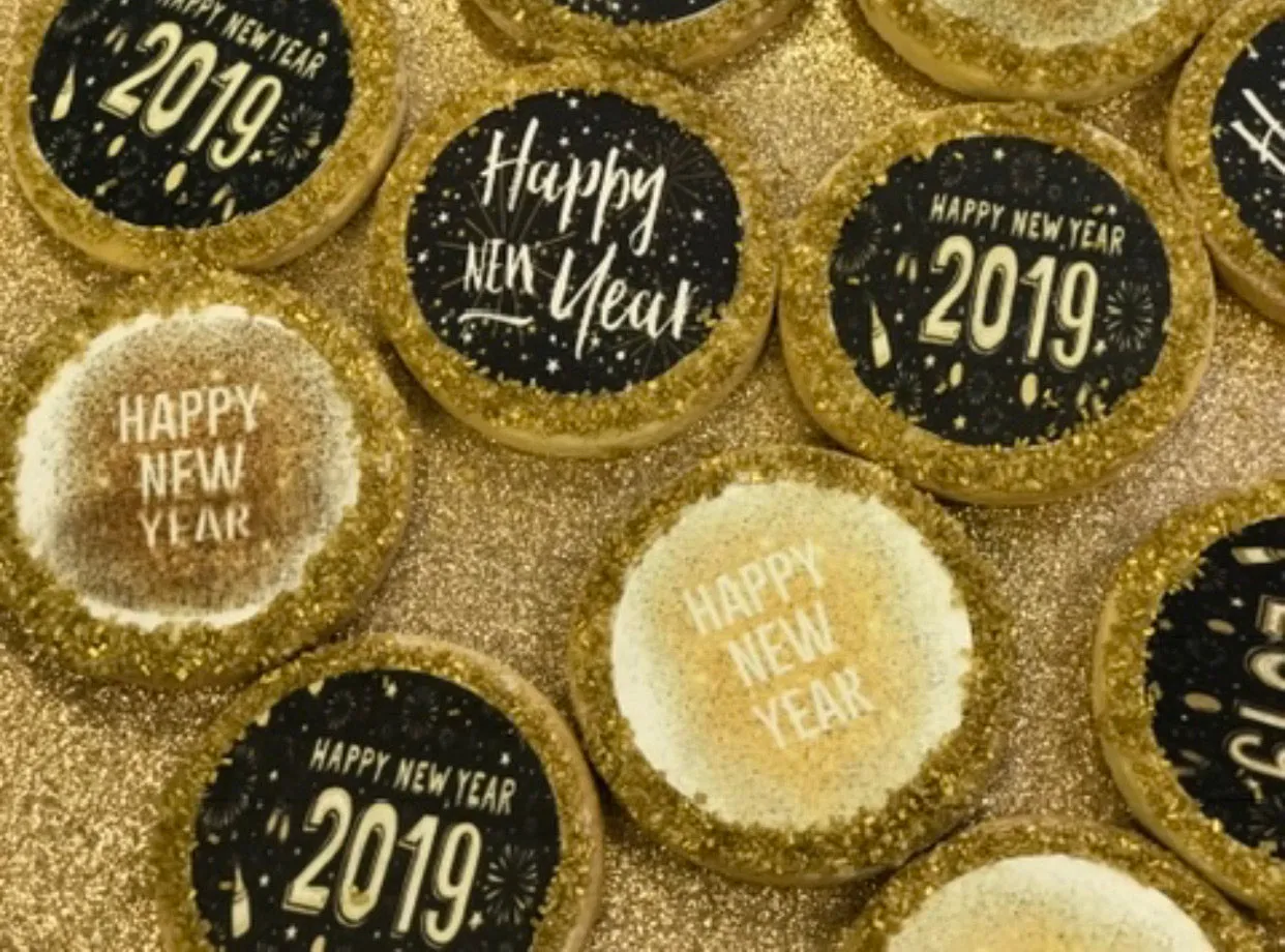 Happy New Year Cookies