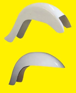 HD SOFTAIL FRONT & REAR 6 inch EXT STRETCHED LEGEND SWEEPER FENDER & MATCHING FRONT