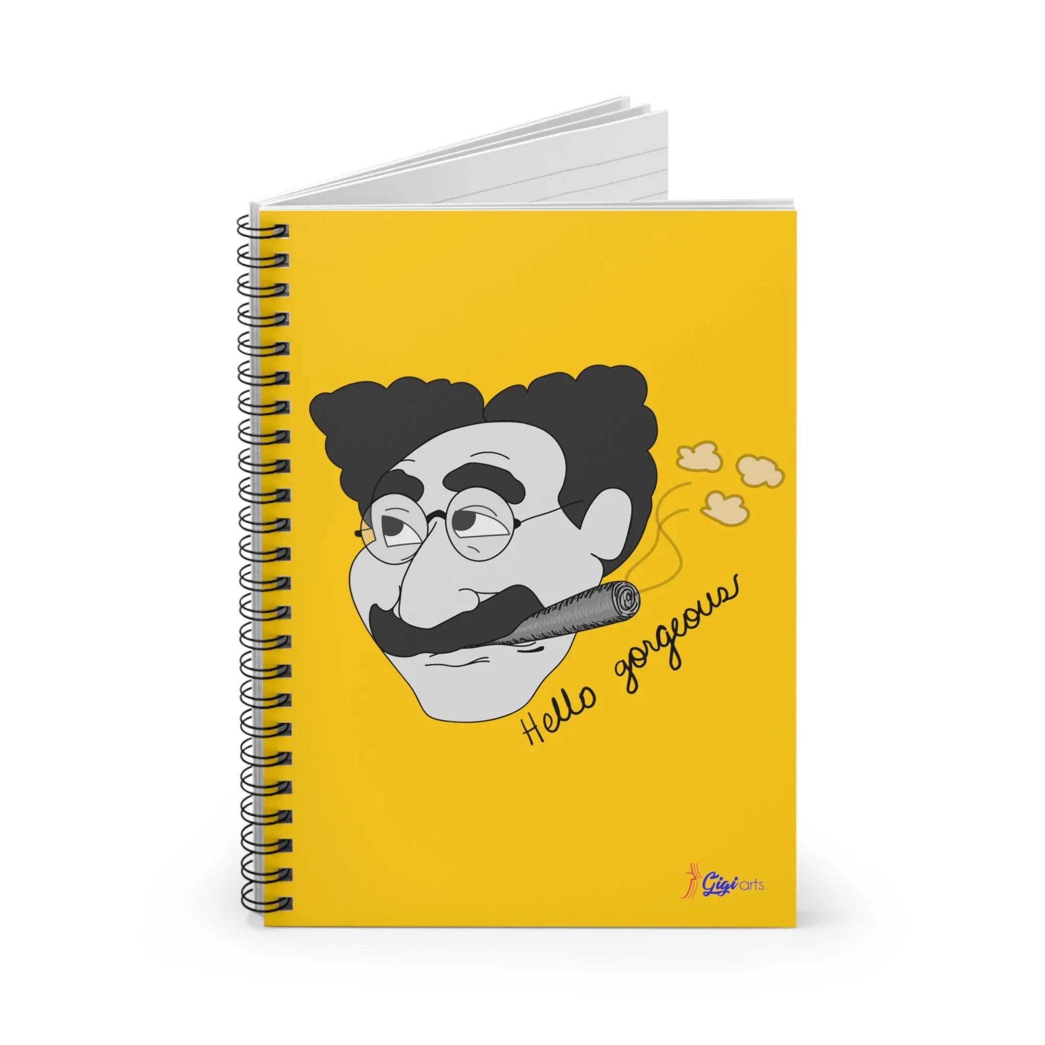 Hello Gorgeous Spiral Notebook - Ruled Line