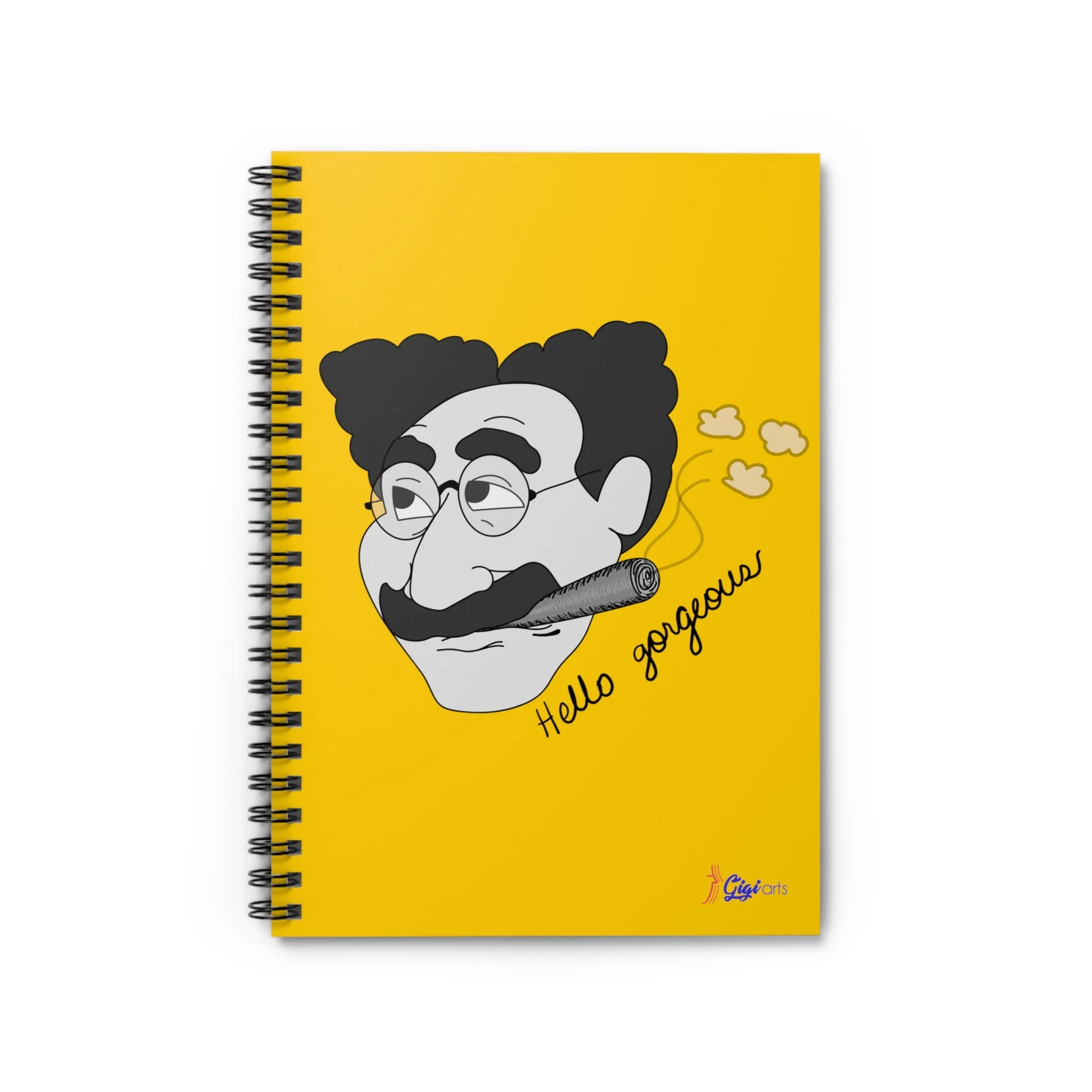 Hello Gorgeous Spiral Notebook - Ruled Line