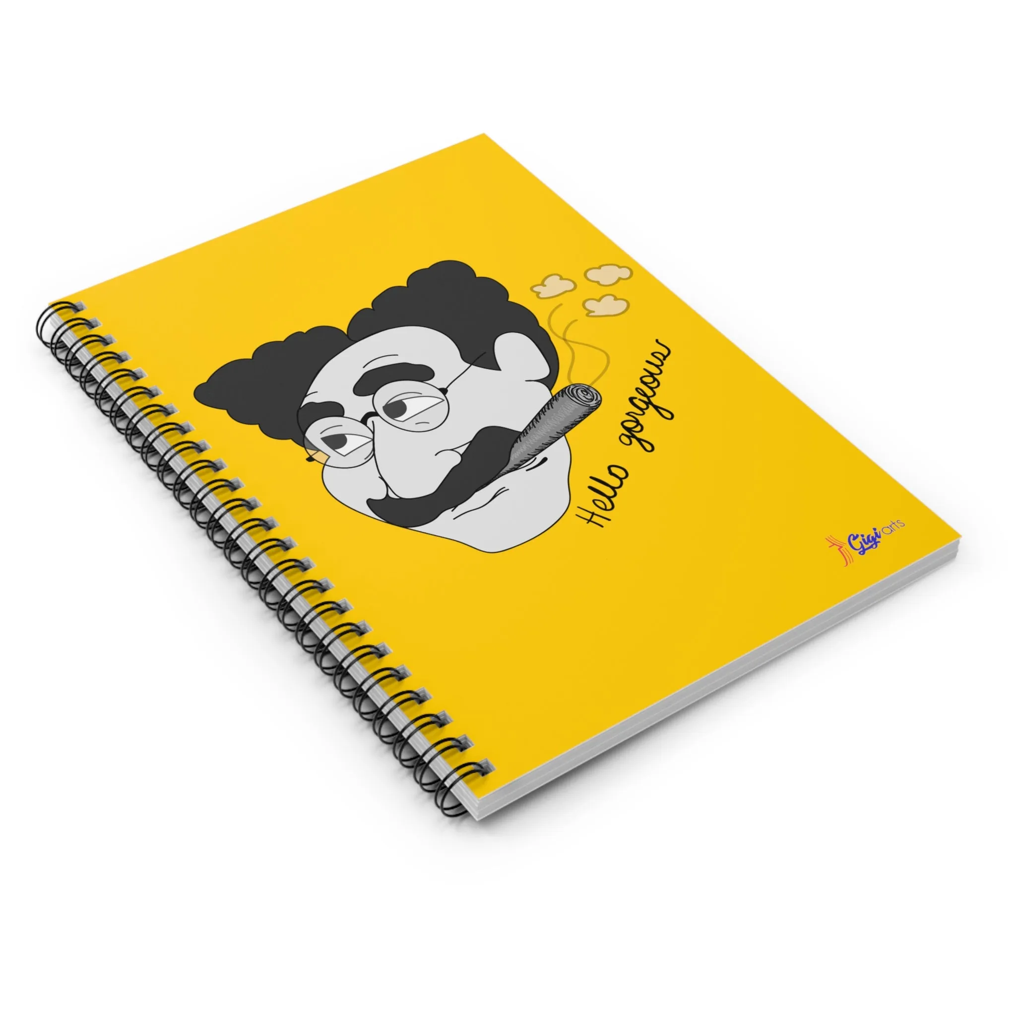 Hello Gorgeous Spiral Notebook - Ruled Line