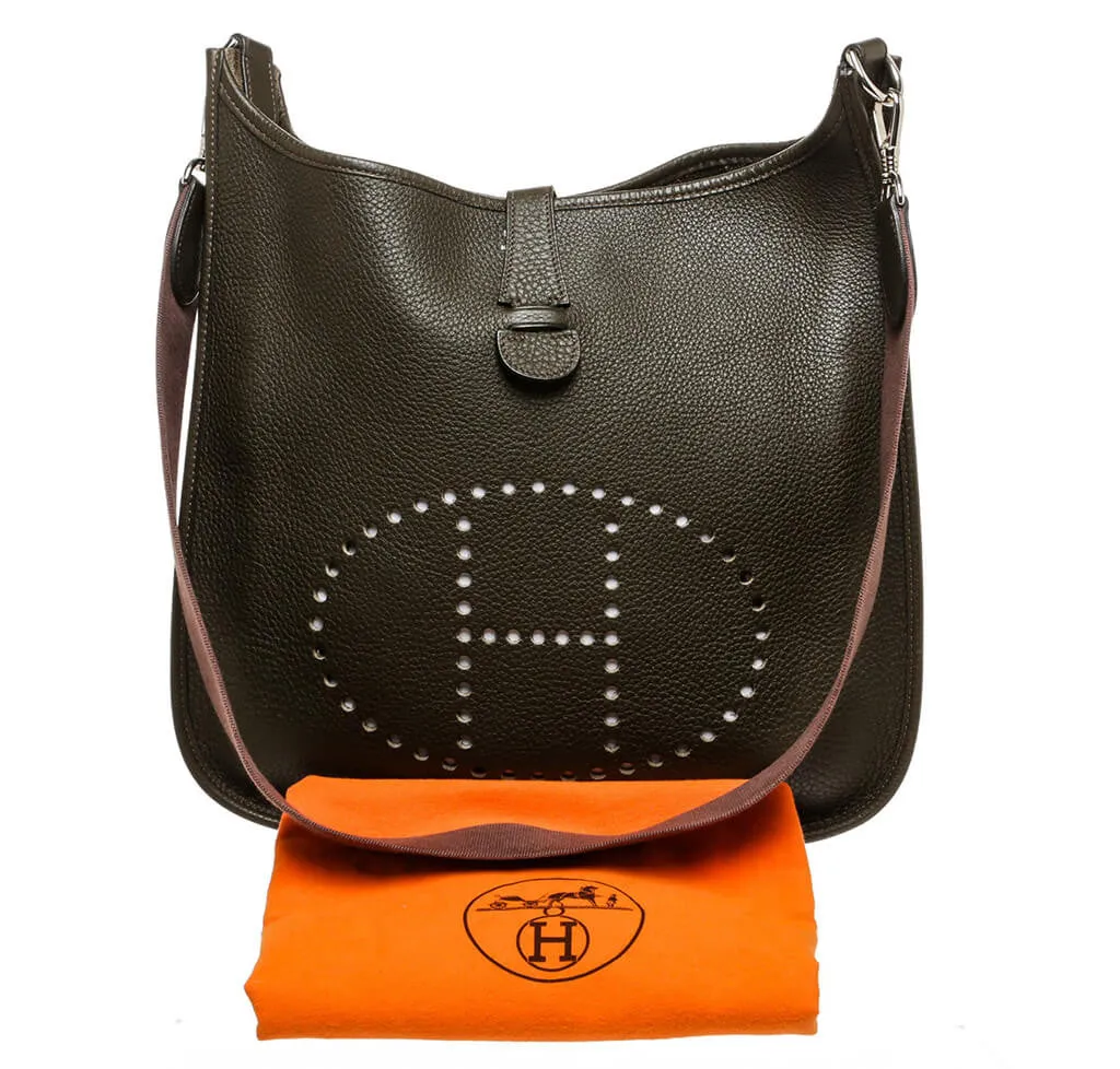 Hermès Evelyne I Bag Brown Clemence Leather